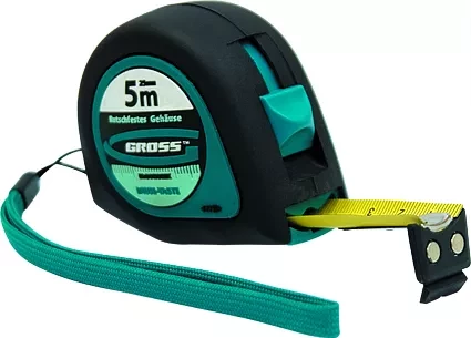 Рулетка &quot;Ergonomisch&quot; 3 м x 16 мм магнитный обрезиненный зацеп  GROSS 31101 купить в Муравленко