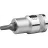 Торцовая бита-головка KRAFTOOL "INDUSTRIE QUALITAT", материал S2, TORX, сатинированная, 1/2", Т27 27905-27_z01 купить в Муравленко