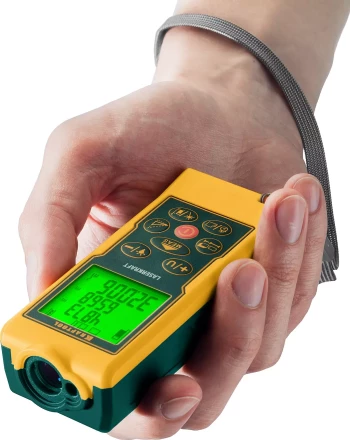 Дальномер лазерный LASER-KRAFT, дальность 5см - 70м, точность 1,5мм, KRAFTOOL 34760 34760_z01 купить в Муравленко