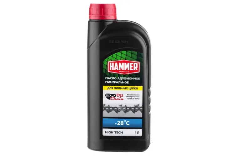 Масло для пильных цепей HAMMER 502-003, 1л купить в Муравленко