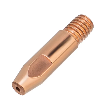 Токосъемный наконечник под проволоку 1,2 мм, М6х28, E-CU, 20 шт для MIG горелки тип 24 Denzel 93648 купить в Муравленко