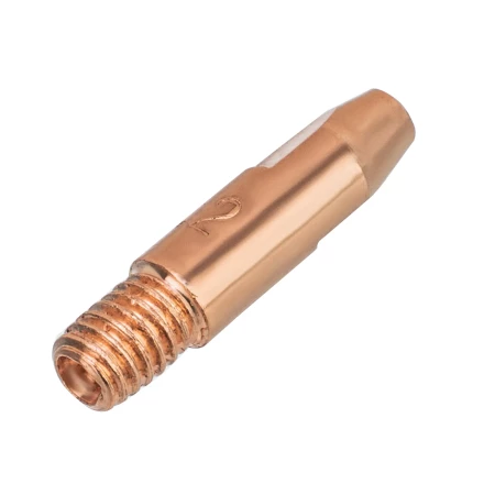 Токосъемный наконечник под проволоку 1,2 мм, М6х28, E-CU, 20 шт для MIG горелки тип 24 Denzel 93648 купить в Муравленко