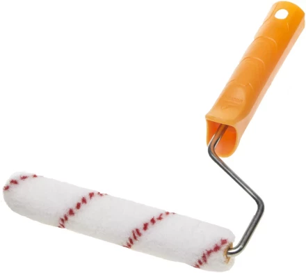 Мини-валик NYLON ПОЛИАМИД малярный в сборе, ворс 10мм, бюгель 6мм, 15х110мм, STAYER Master 03-0506-11_z01 купить в Муравленко