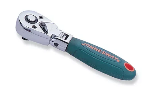 Трещотка короткая с шарниром 36 зубцов 1/4"DR 125мм R4202 Jonnesway 48439 купить в Муравленко