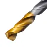 Сверло спиральное по металлу Denzel, 11 x 142 мм, Р6М5, Golden Tip, 718243 купить в Муравленко