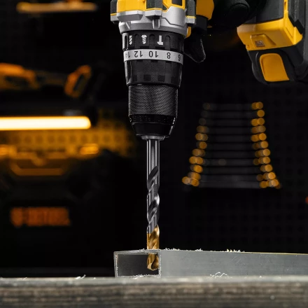 Сверло спиральное по металлу Denzel, 11 x 142 мм, Р6М5, Golden Tip, 718243 купить в Муравленко