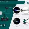 KG-1000 цельнометаллическая газовая горелка с пъезоподжигом, на баллон с цанговым соединением, 1450°C 55514 купить в Муравленко