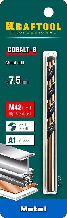 Сверла по металлу HSS-Co 29656-7.5 купить в Муравленко