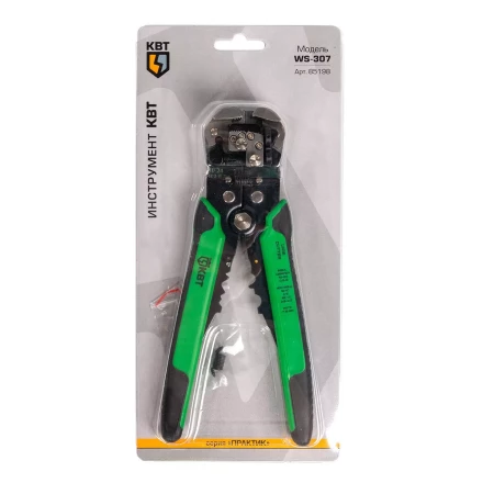 Автоматический многофункциональный стриппер КВТ WS-307 для снятия изоляции с проводов 0.2–6.0 мм (85198) купить в Муравленко