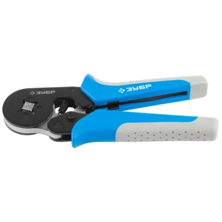 Кримпер ЗУБР &quot;ЭКСПЕРТ&quot; &quot;ЕВРО-КОННЕКТ&quot; для изолированных и неизолированных втулочных наконечников,с 4-хсторонней матрицей 22676 купить в Муравленко