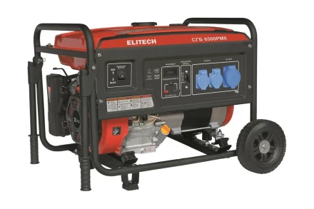 Генератор бензиновый Elitech СГБ 6500РМК купить в Муравленко