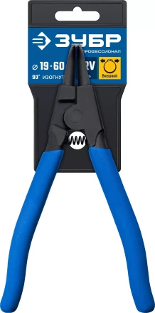 ЗУБР 170 мм, изогнутые губки, внешний съемник стопорных колец, Профессионал (22821-4) купить в Муравленко