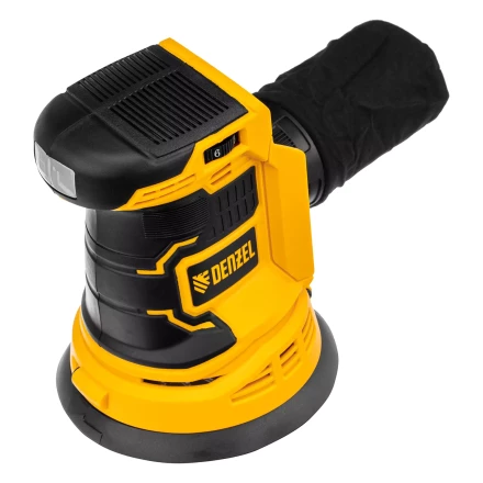 Машина шлифовальная эксцентриковая аккумуляторная COS-125-0, 18В Li-Ion Denzel 28471 купить в Муравленко