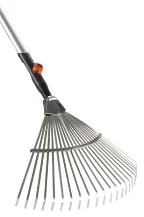 Комплект: Грабли веерные  + Рукоятка деревянная 130 см   GARDENA купить в Муравленко