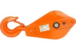 Блок монтажный однорольный с крюком TOR HQG(L) K1-1,0 т с откидной щекой (S) 1048598