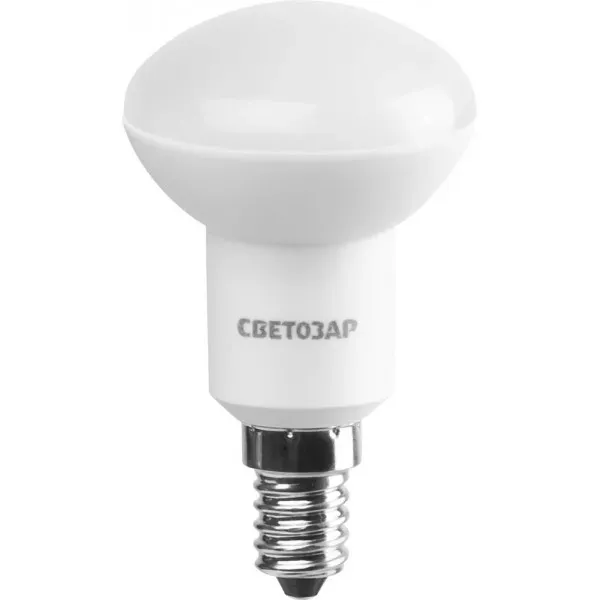 Лампа СВЕТОЗАР светодиодная "LED technology", цоколь E14(миньон), яркий белый свет (4000К), 45 (5Вт), 220В 44504-45 купить в Муравленко