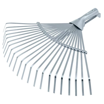 Грабли веерные стальные Palisad, 300 - 480 мм, 22 плоских зуба, оцинкованные,раздвижные, без черенка, 617675 купить в Муравленко