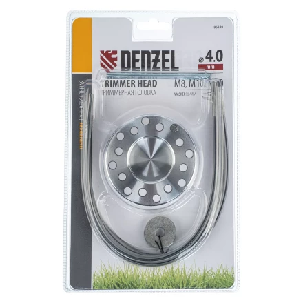 Головка триммерная универсальная Denzel 96388, шайба М8,М10,М20 купить в Муравленко