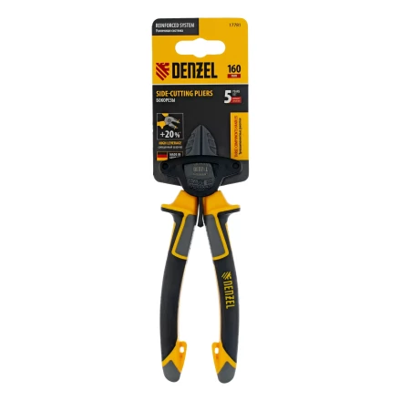 Бокорезы 160 мм Denzel 17781, трехкомпонентные рукоятки купить в Муравленко