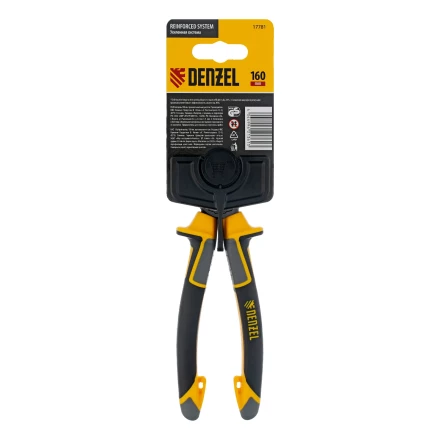 Бокорезы 160 мм Denzel 17781, трехкомпонентные рукоятки купить в Муравленко