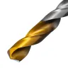 Сверло спиральное по металлу Denzel,  12 x 151 мм, Р6М5, Golden Tip 718244 купить в Муравленко