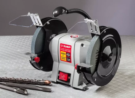 Станок точильный увеличенная мощность + лампа подсветки ЗТШМ-200-450 серия МАСТЕР купить в Муравленко