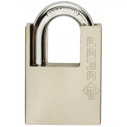 Замок навесной ЗУБР &quot;серия 223&quot; с защитой дужки, 50мм 4-37223-50 купить в Муравленко