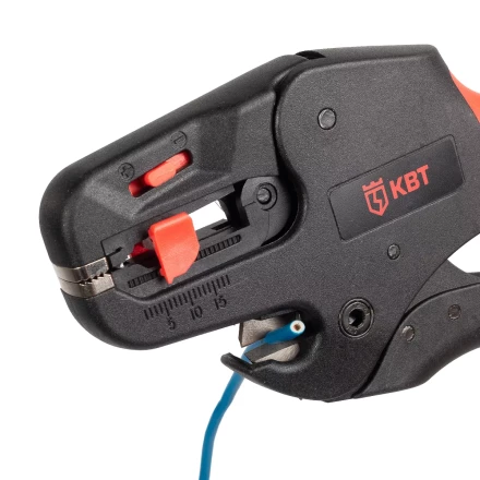 Автоматический торцевой стриппер КВТ WS-22т для снятия изоляции с проводов 0.08–10 мм (86599) купить в Муравленко