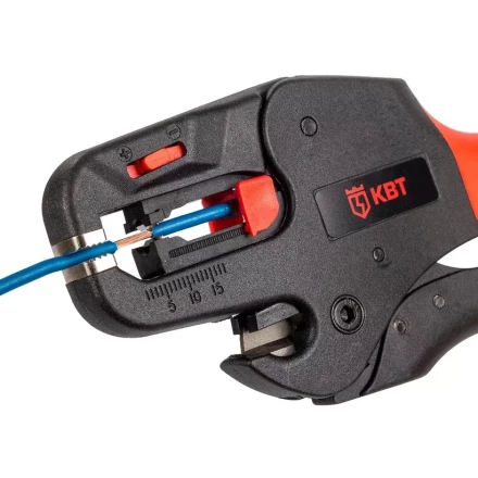 Автоматический торцевой стриппер КВТ WS-22т для снятия изоляции с проводов 0.08–10 мм (86599) купить в Муравленко