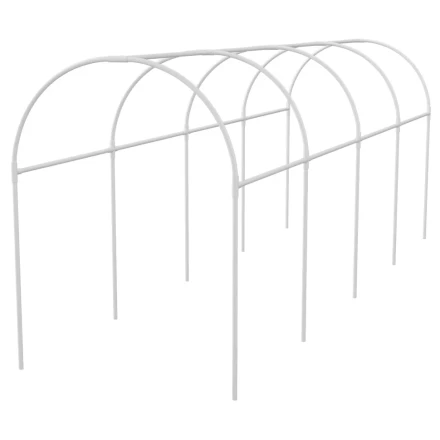 Каркас парника пластиковый 3х1,1х1,2м дуга d 20 мм белый PALISAD 63901 купить в Муравленко