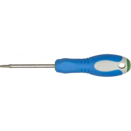 Отвертка ЗУБР, Cr-V сталь, трехкомпонентная рукоятка, цветовая индикация типа шлица, TORX №15, 75мм 25254-15-075 купить в Муравленко