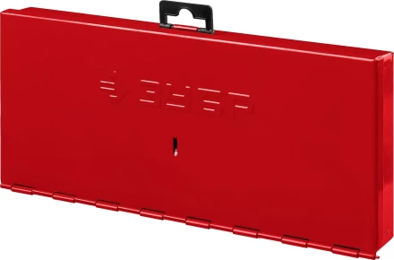 Набор ЗУБР &quot;ЭКСПЕРТ&quot; с метал.реж. инстр., метчики комплект. из 3-х штук и плашки М3-М12, оснастка-в метал.боксе, 32пред. 28129-H32 купить в Муравленко