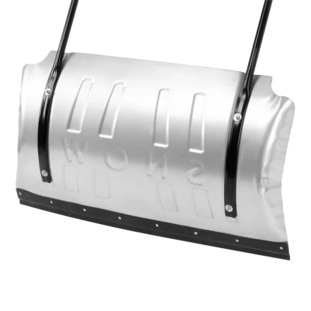 Движок для уборки снега оцинкованный, 750х420х1120 мм, усиленный, стальная рукоятка,Россия, Сибртех 61497 купить в Муравленко