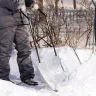 Движок для уборки снега оцинкованный, 750х420х1120 мм, усиленный, стальная рукоятка,Россия, Сибртех 61497 купить в Муравленко