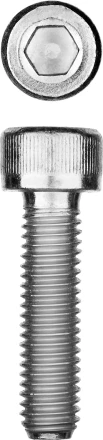 ЗУБР DIN 912, кл. пр. 8.8, М6 х 30 мм, цинк, 5 кг, винт с внутренним шестигранником, Профессионал (30318-06-030) купить в Муравленко