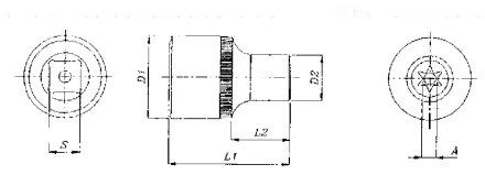 Торцевая головка 1/2&quot;DR внешний TORX Е-16 S06H416 Jonnesway 49714 купить в Муравленко
