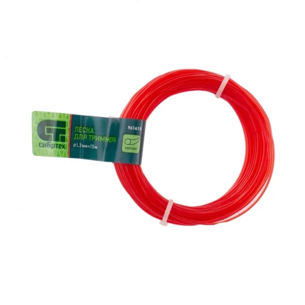 Леска для триммера круглая, 1.3 мм х 15 м, Россия Сибртех 961415 купить в Муравленко