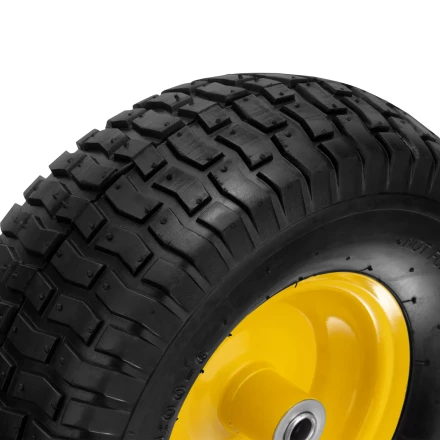 Колесо пневматическое Denzel 15/6.00-6, D 370 мм, подш. внут. диам. 16 мм, длина оси 100 мм 68998 купить в Муравленко