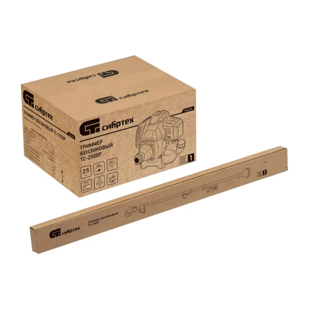 Триммер бензиновый Сибртех ТС-2500Р, 43 см3, разъемная штанга, состоит из 2 частей 962245 купить в Муравленко