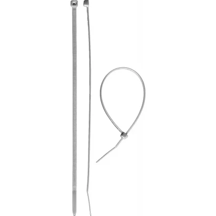 Хомуты ЗУБР нейлоновые белые 4,5x200мм, 100шт 309010-45-200 купить в Муравленко