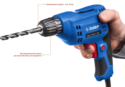 Дрель реверсивная ЗД-П421 ЭР серия ПРОФЕССИОНАЛ купить в Муравленко