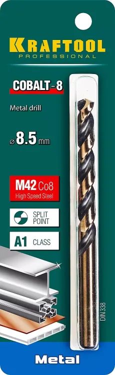 Сверла по металлу HSS-Co 29656-8.5 купить в Муравленко
