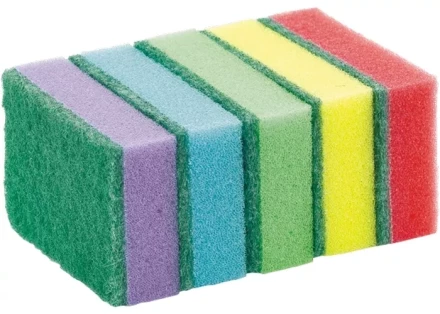 Губки для посуды Optima MAXI 98х65х31 мм 10шт ТМ Elfe 92354 купить в Муравленко
