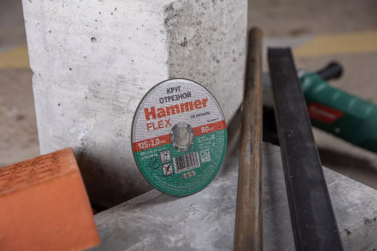 Круг отрезной HAMMER 125х2х22 упак. 25 шт. купить в Муравленко