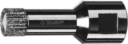 Алмазная коронка ЗУБР &quot;ПРОФЕССИОНАЛ&quot; универсальная для УШМ, сухое сверление, алмазы на вакуумной пайке,  посадка М14, d=14мм 29865-14 купить в Муравленко