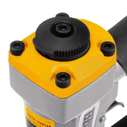 Степлер пневматический Denzel  PS8016 для прямоугольных скоб 21GA от 6 до 16 мм 57400 купить в Муравленко