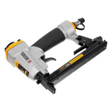 Степлер пневматический Denzel  PS8016 для прямоугольных скоб 21GA от 6 до 16 мм 57400 купить в Муравленко