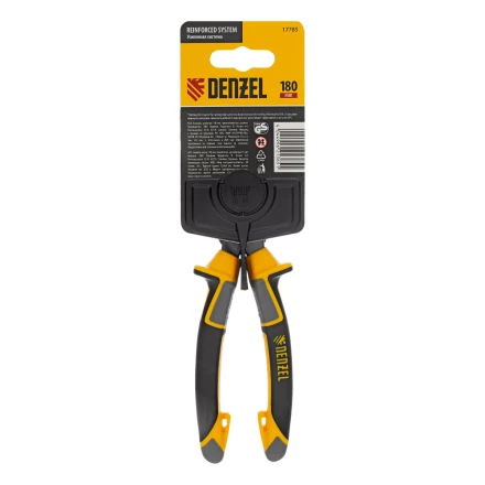 Бокорезы 180 мм Denzel 17785, усиленные, трехкомпонентные рукоятки купить в Муравленко