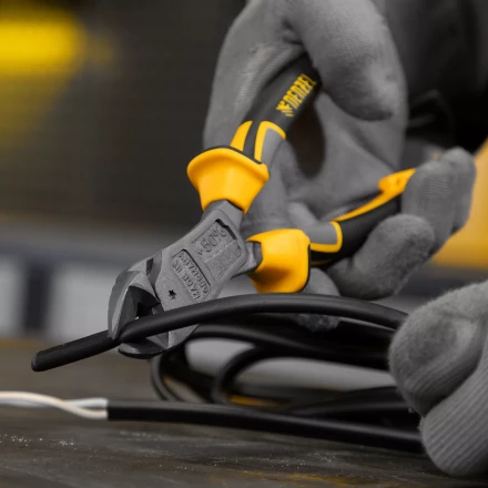 Бокорезы 180 мм Denzel 17785, усиленные, трехкомпонентные рукоятки купить в Муравленко