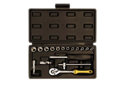 Набор головок 1/4 17 предметов Энкор 20775 купить в Муравленко